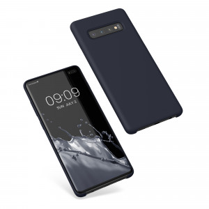 Husa Kwmobile pentru Samsung Galaxy S10 Plus, Silicon, Albastru, 49028.186 - Img 2
