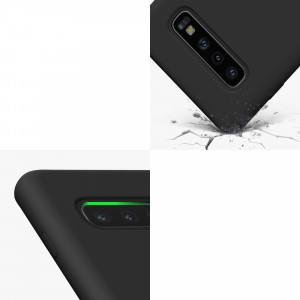 Husa kwmobile pentru Samsung Galaxy S10, Silicon, Negru, 47732.01 - Img 8