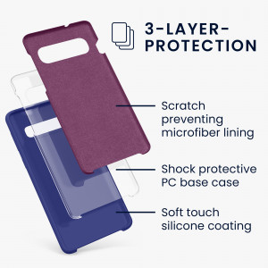 Husa kwmobile pentru Samsung Galaxy S10, Silicon, Violet, 47732.234 - Img 3