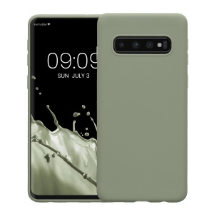 Husa Kwmobile pentru Samsung Galaxy S10, Verde deschis, Silicon, KWM000009MS013C - Img 2