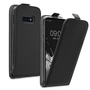 Husa Kwmobile pentru Samsung Galaxy S10e, Negru, Piele ecologica/Silicon, KWM000021VP001C - Img 2