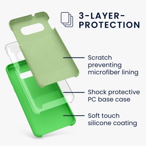 Husa Kwmobile pentru Samsung Galaxy S10e, Verde, Silicon, KWM000009SG049C - Img 7