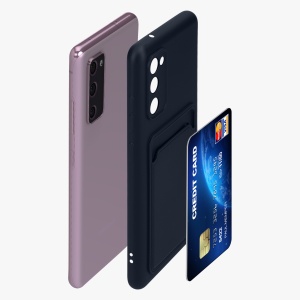 Husa Kwmobile pentru Samsung Galaxy S20 FE, Albastru inchis, Silicon, KWM000013UH003C - Img 6