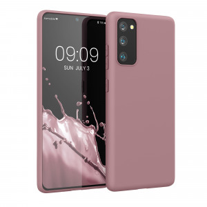 Husa Kwmobile pentru Samsung Galaxy S20 FE, Roz, Silicon, 53604.52 - Img 1