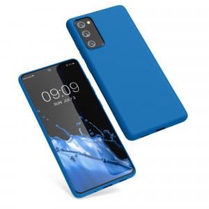 Husa Kwmobile pentru Samsung Galaxy S20 FE, Silicon, Albastru, 53604.228 - Img 2