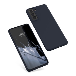 Husa Kwmobile pentru Samsung Galaxy S21, Albastru inchis, Silicon, KWM000012BS050C - Img 2