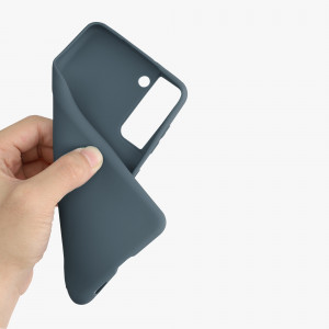 Husa Kwmobile pentru Samsung Galaxy S21 Plus, Silicon, Albastru, 54065.202 - Img 7