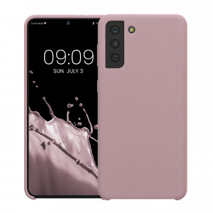 Husa kwmobile pentru Samsung Galaxy S21 Plus, Silicon, Mov, 54066.236 - Img 2