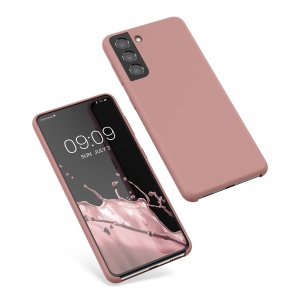 Husa Kwmobile pentru Samsung Galaxy S21, Roz deschis, Silicon, KWM000012BT080C - Img 2