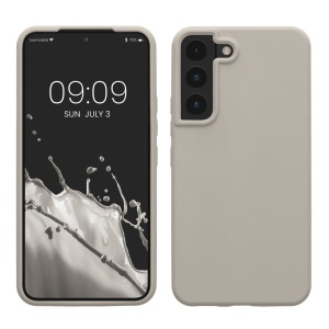 Husa Kwmobile pentru Samsung Galaxy S22, Gri deschis, Silicon, 56756.96 - Img 1