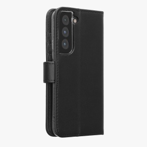 Husa Kwmobile pentru Samsung Galaxy S22, Negru, Piele ecologica/Silicon, KWM000021UC001C - Img 4
