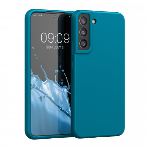 Husa kwmobile pentru Samsung Galaxy S22 Plus, Silicon, Albastru, 56761.228 - Img 1