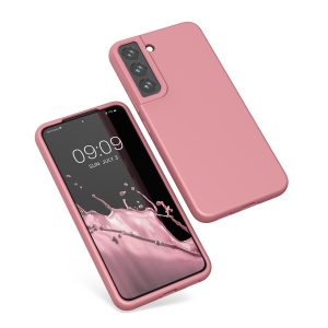 Husa Kwmobile pentru Samsung Galaxy S22, Roz deschis, Silicon, 56756.110 - Img 2
