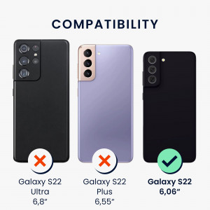 Husa Kwmobile pentru Samsung Galaxy S22, Silicon, Violet, 56758.187 - Img 6