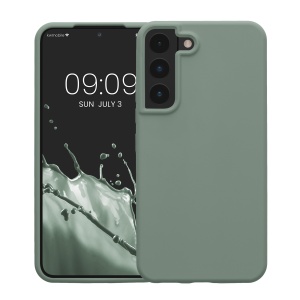 Husa Kwmobile pentru Samsung Galaxy S22, Verde, Silicon, KWM000014GR072C - Img 2