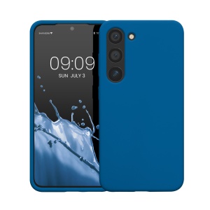 Husa Kwmobile pentru Samsung Galaxy S23, Albastru, Silicon, 60273.228 - Img 2