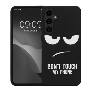 Husa Kwmobile pentru Samsung Galaxy S23 FE, Negru/Alb, Silicon, KWM000021PZ001C - Img 2