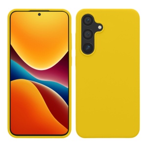 Husa Kwmobile pentru Samsung Galaxy S24 Plus, Galben, Silicon, KWM000021KX008C - Img 1