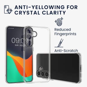 Husa Kwmobile pentru Samsung Galaxy S24 Plus, Transparent, Silicon, KWM000021OY001C - Img 5