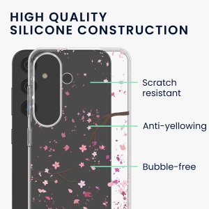 Husa Kwmobile pentru Samsung Galaxy S24, Roz/Transparent, Silicon, KWM000021PV002C - Img 7