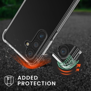 Husa Kwmobile pentru Samsung Galaxy S24, Transparent/Negru, Silicon, KWM000021LI001C - Img 5