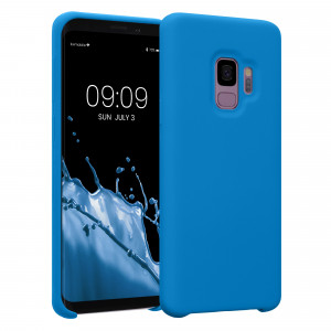 Husa Kwmobile pentru Samsung Galaxy S9, Silicon, Albastru, 44182.157 - Img 1