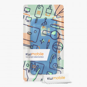 Husa kwmobile pentru Samsung Galaxy S9, Silicon, Albastru, 44182.228 - Img 6