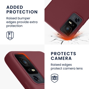Husa Kwmobile pentru TCL 40 XL, Violet, Silicon, 61718.187 - Img 4