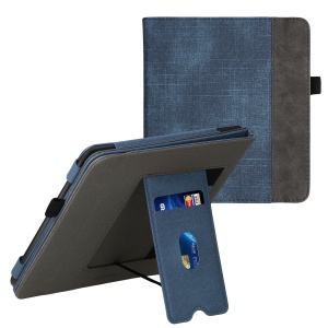 Husa Kwmobile pentru Tolino Epos 3, Albastru inchis/Gri, Textil, KWM000017KY003C - Img 2