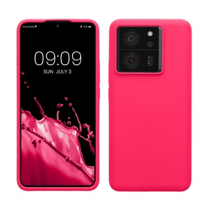 Husa Kwmobile pentru Xiaomi 13T/13T Pro, Roz, Silicon, KWM000020IT007C - Img 1