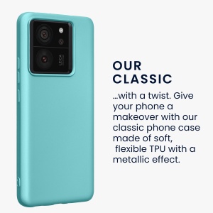 Husa Kwmobile pentru Xiaomi 13T/13T Pro, Verde deschis, Silicon, KWM000020IW006C - Img 4