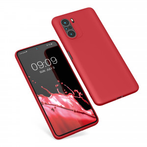 Husa Kwmobile pentru Xiaomi Mi 11i/Poco F3, Silicon, Rosu, 57026.208 - Img 2