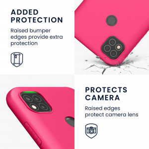 Husa Kwmobile pentru Xiaomi Redmi 9C, Silicon, Roz, 52850.77 - Img 4