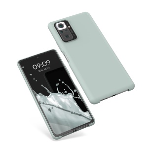 Husa Kwmobile pentru Xiaomi Redmi Note 10 Pro, Verde deschis, Silicon, KWM000012OI012C - Img 2