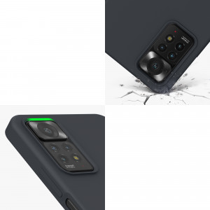 Husa Kwmobile pentru Xiaomi Redmi Note 11 Pro/Redmi Note 11 Pro 5G, Silicon, Negru, 57373.47 - Img 8