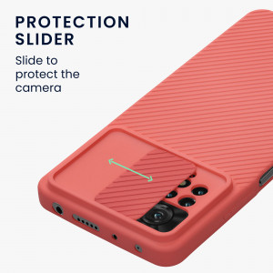 Husa kwmobile pentru Xiaomi Redmi Note 11 Pro/Redmi Note 11 Pro 5G/Redmi Note 12 Pro , Silicon, Roz, 57389.167 - Img 4