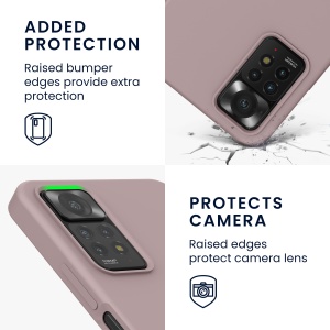 Husa Kwmobile pentru Xiaomi Redmi Note 11 Pro/Redmi Note 11 Pro 5G/Redmi Note 12 Pro, Mov, Silicon, KWM0000151A061C - Img 3