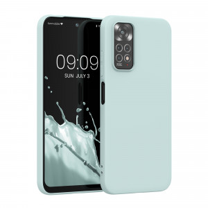 Husa Kwmobile pentru Xiaomi Redmi Note 11/Redmi Note 11s, Silicon, Verde, 57368.200 - Img 1