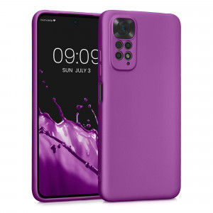 Husa Kwmobile pentru Xiaomi Redmi Note 11/Redmi Note 11s, Silicon, Violet, 58651.240 - Img 1