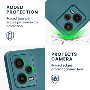 Husa Kwmobile pentru Xiaomi Redmi Note 12 Pro 5G, Albastru, Silicon, KWM000018CO006C - Img 3