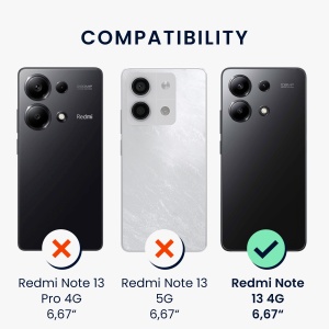 Husa Kwmobile pentru Xiaomi Redmi Note 13, Albastru, Silicon, KWM000020LX001C - Img 5