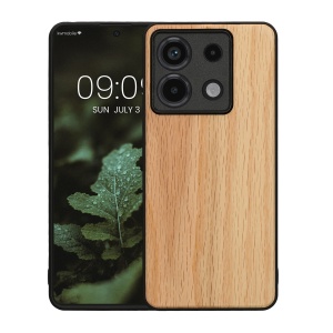 Husa Kwmobile pentru Xiaomi Redmi Note 13 Pro 5G, Maro, Lemn/Silicon, KWM000020LJ002C - Img 2
