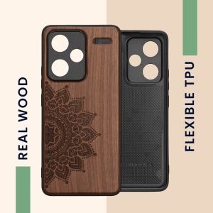 Husa Kwmobile pentru Xiaomi Redmi Note 13 Pro Plus 5G, Maro, Lemn, KWM000020KL002C - Img 4