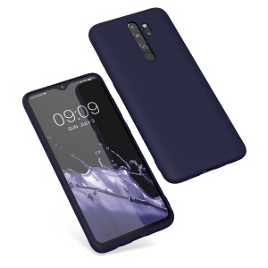 Husa Kwmobile pentru Xiaomi Redmi Note 8 Pro, Albastru inchis, Silicon, KWM000010MT039C - Img 2