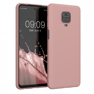 Husa Kwmobile pentru Xiaomi Redmi Note 9S/Redmi Note 9 Pro/Redmi Note 9 Pro Max, Silicon, Roz, 52140.193 - Img 1