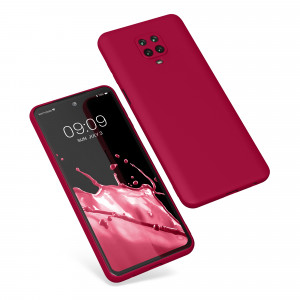 Husa Kwmobile pentru Xiaomi Redmi Note 9S/Redmi Note 9 Pro/Redmi Note 9 Pro Max, Silicon, Rosu, 56562.229 - Img 2