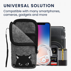 Husa Kwmobile Universala XXL - 7", Textil, Multicolor, 49866.5.03 - Img 4
