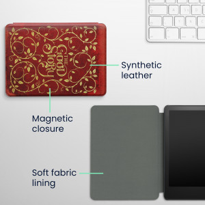 Husa pentru Amazon Kindle Paperwhite 11, Kwmobile, Multicolor, Piele ecologica, 56256.48 - Img 7