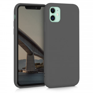 Husa pentru Apple iPhone 11, Silicon, Gri, 50791.155 - Img 1