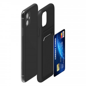 Husa pentru Apple iPhone 11, Silicon, Negru, 55114.01, kwmobile - Img 7
